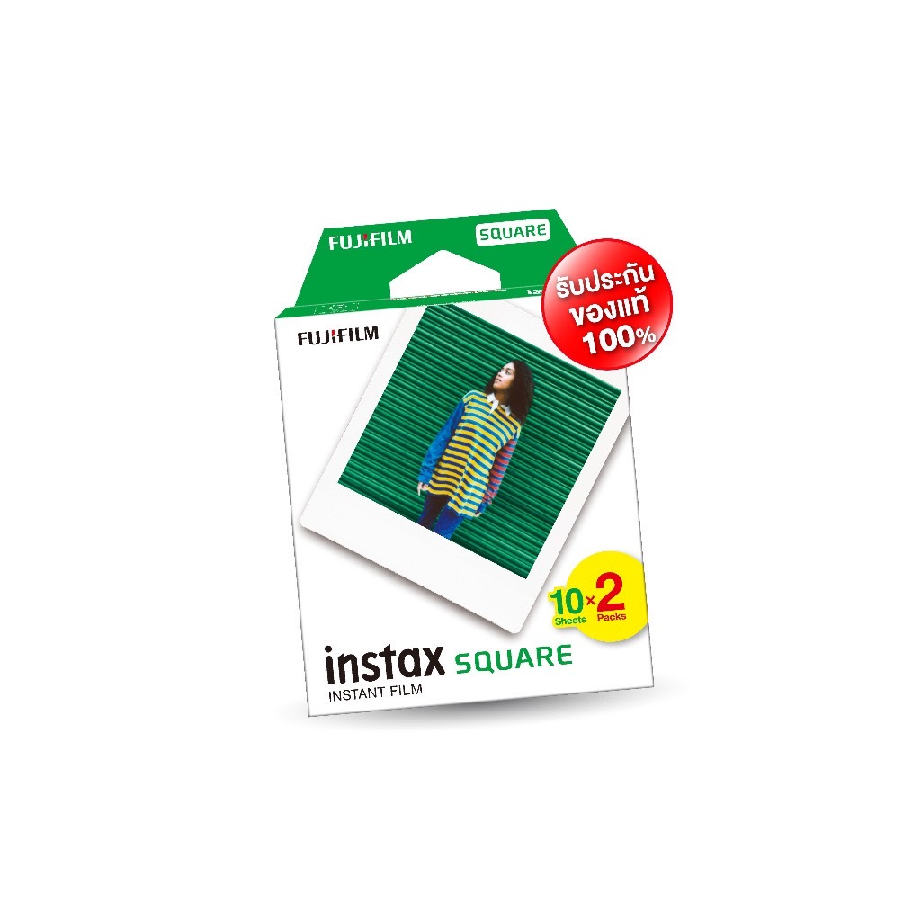 Fujifilm Instax Square Film Instant Film ฟิล์ม Pack40ใบ*Lotใหม่12/2026