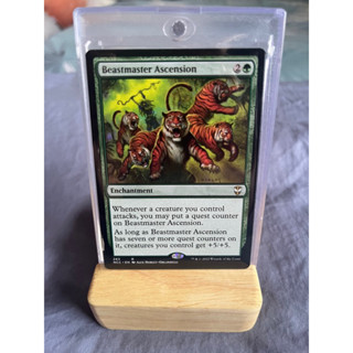 การ์ด MTG Beastmaster Ascension Green Commander Magic the gathering EDH รุ่น SNC CMD สภาพ Nm