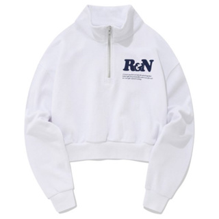 (พร้อมส่ง) แท้🇰🇷💯 Retriver Club : RC X NC R&amp;N CROP HALF ZIP-UP [WHITE]