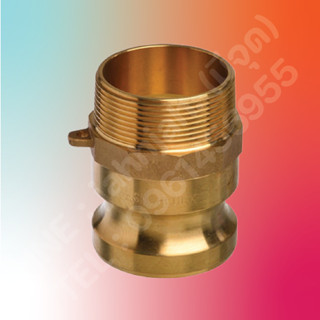 ข้อต่อสวมเร็ว พาสF ข้อต่อทองเหลือง BRASS ข้อต่ออุตสาหกรรม ข้อต่อQuick Coupling Part F Adaptor Male Thread