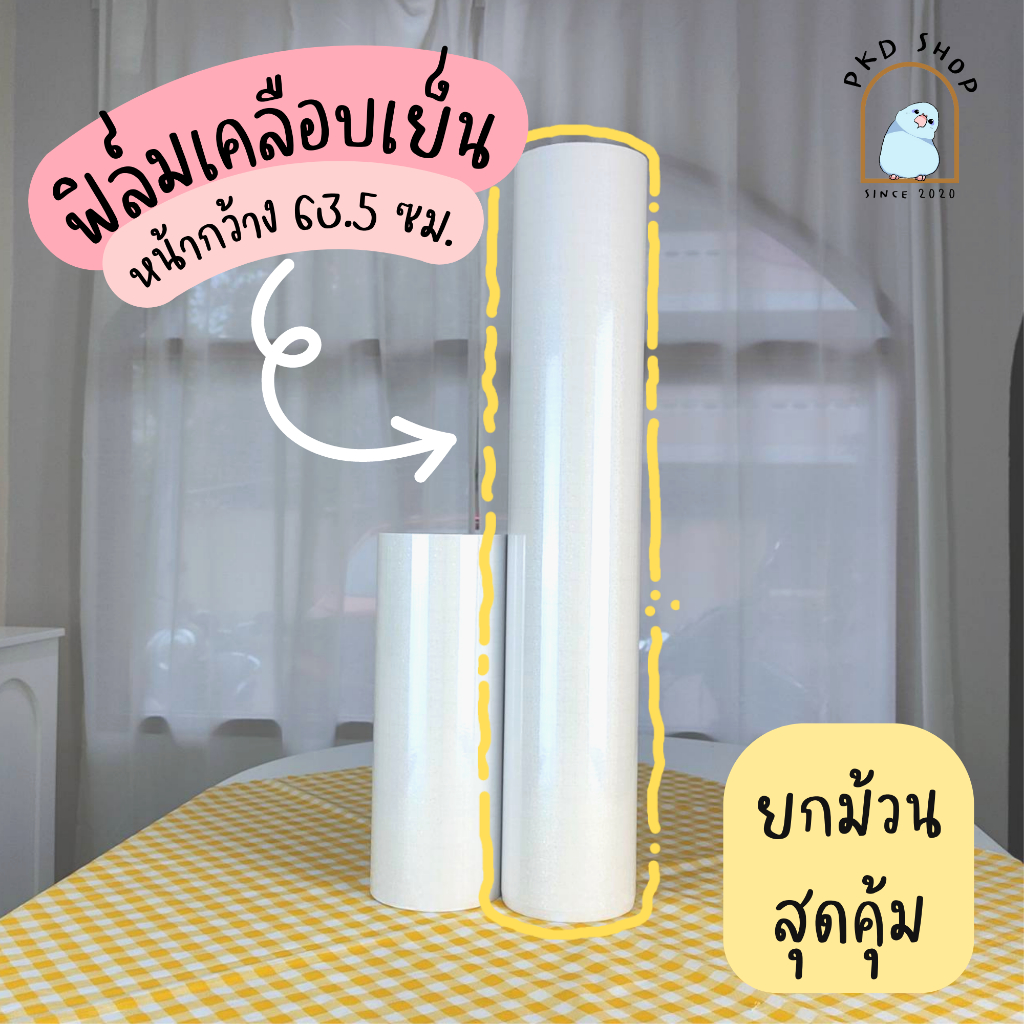 ฟิล์มเคลือบเย็น โฮโลแกรม หน้ากว้าง 635 mm ขายยกม้วนเต็ม