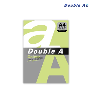 Double A กระดาษการ์ด กระดาษการ์ดสี กระดาษถ่ายเอกสาร A4 หนา 120 แกรม แพ็ค 50 แผ่น จำหน่าย 1แพ็ค [S24]