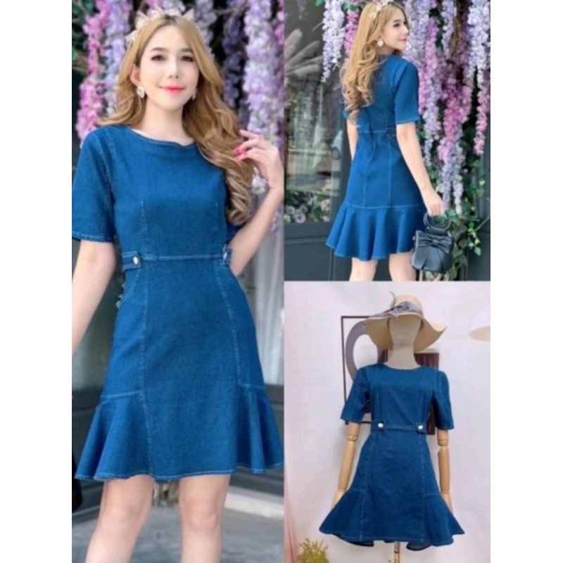 เดรสยีนงานป้ายlove lady