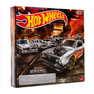 โมเดลรถฮอทวีล Hot Wheels - Zamac Multi Pack of 6 Toy Cars ขนาด 1:64 เซตรถ 6 คัน รุ่น HDH53 ลิขสิทธิ์แท้