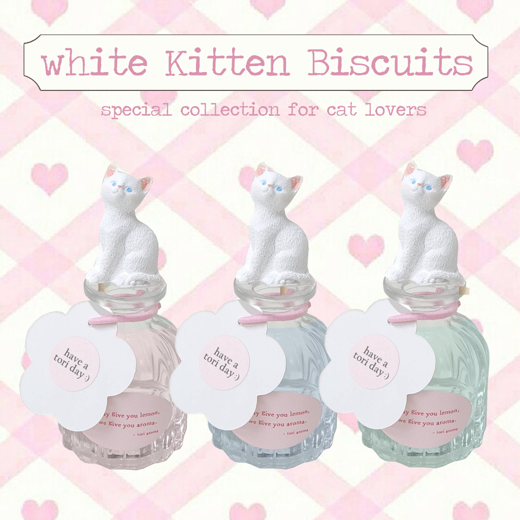 TORIAROMA | รุ่น White Kitten Biscuit 💗🐻‍❄️ ขนความน่ารักสดใสฟรุ้งฟริ้งตะมุตะมิมาเต็มขวด ขนาด 40ml.