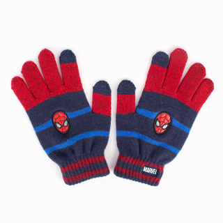 WINGHOUSE ถุงมือไหมพรมกันหนาวเด็ก (MV0591) Spiderman Piece Smart Touch Glove