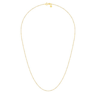 PRIMA สร้อยคอ 18K สี White Gold + Yellow Gold (Tootone) 755N1280-01 **สร้อยเปล่า**