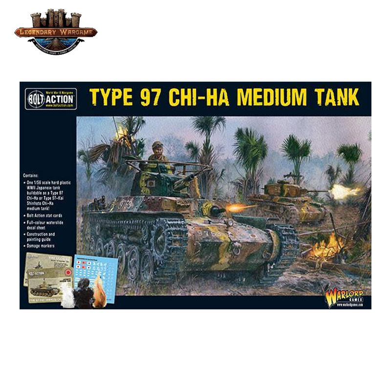 [พร้อมส่ง] WARLORD GAMES: BOLT ACTION: Chi-Ha Japanese tank (plastic) โมเดลยานพาหนะ