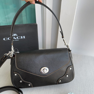 🎀(สด-ผ่อน) กระเป๋า 2 สาย 10.5 นิ้ว สีดำ CF438 Millie Shoulder Bag