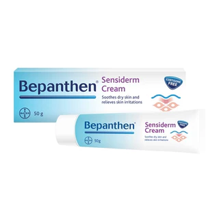 Bepanthen Sensiderm Cream บีแพนเธน เซนซิเดิร์ม ครีม 20,50 กรัม [1 หลอด] AA 52XX บรรเทาอาการคันและแดง จากการระคายเคืองผิว