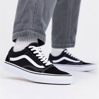 🍎รองเท้าผ้าใบทรงแวน🍎 รองเท้าผ้าในทรงVANS OLD SKOOL รองเท้าผ้าใบใส่สบายพื้นหนา