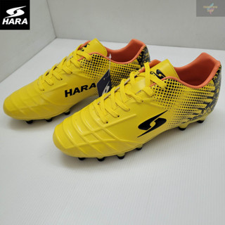 รองเท้าฟุตบอล รองเท้าสตั๊ด HARA รุ่น F24 สีเหลือง SIZE 39-43