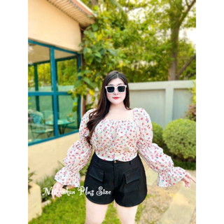 🔥Plussize🔥เสื้อคนอ้วน🔥 อก 46-60