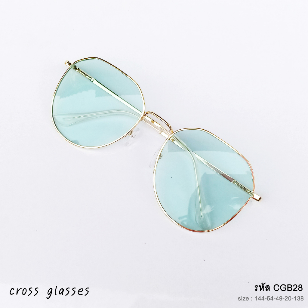 แว่นกันแดด สีพาสเทล ทรงไดมอน รหัส SGUV28 - รูปที่ 2