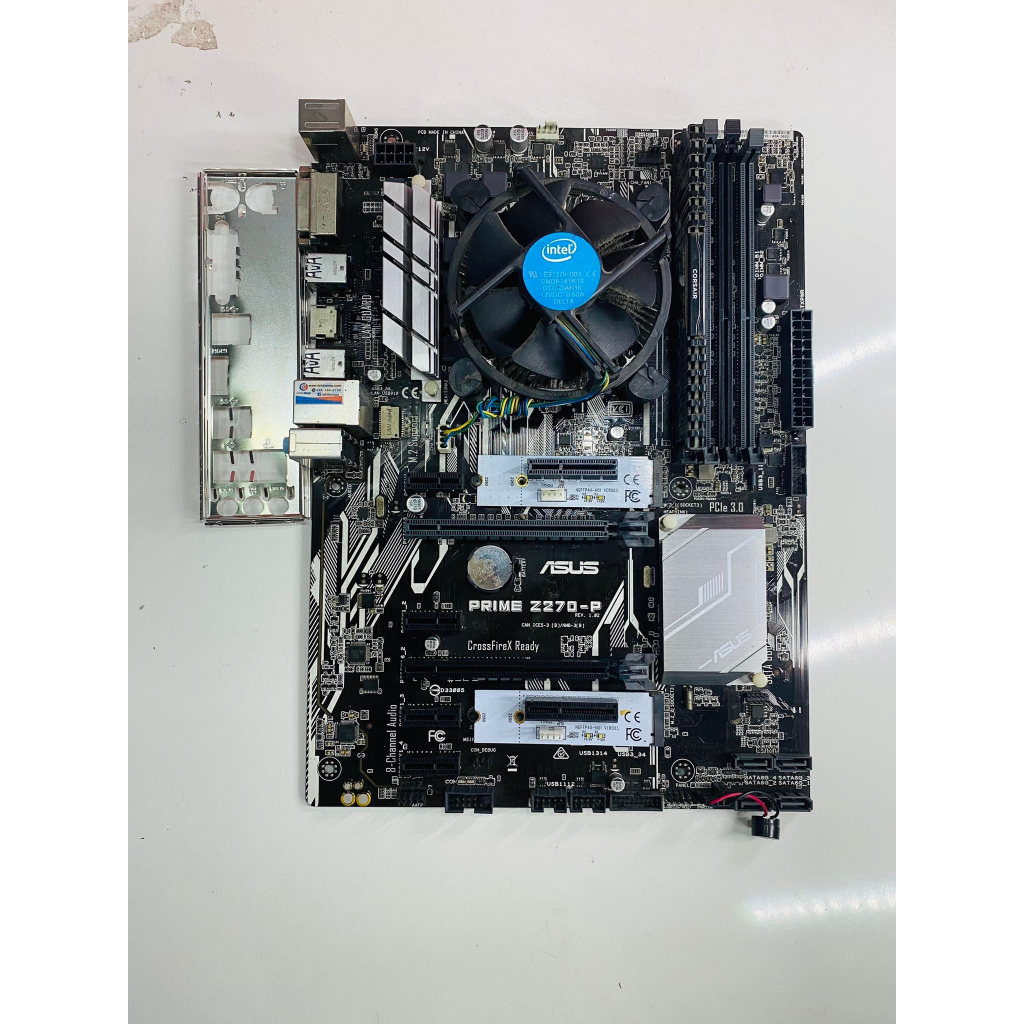 ขายชุดรวมซีพียู,แรม,เมนบอร์ดมือสอง I3-7100,DDR4 16GB BUS2666,ASUS PRIME Z270