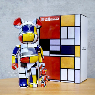 BE@RBRICK 400%+100% Piet Mondrian [New]