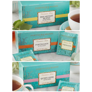 💙แท้💯%ชาพรีเมี่ยมจากลอนดอน🇬🇧พร้อมส่ง🌟ชาFortnum&amp; Mason มี3รสให้เลือก✨Breakfast Blend/Queen Anne/Fortmason 25 Tea Bags✨