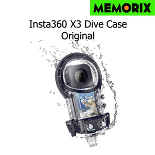 ถูกที่สุด ของแท้ Original Insta360 X3 Dive Case   Waterproof shell  เคสดําน้ำ กันน้ำลึก 50 เมตร.