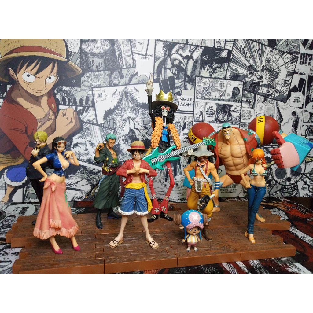 กลุ่มหมวกฟาง งานจับฉลากฐานไม้ วันพีชIchiban Kuji One Piece Romance Dawn for the New World