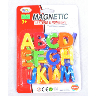 Magnetic ABC ตัวอักษร ABC แม่เหล็ก ตัวเลข ชุดของเล่นคุณหมอ ฝึกพัฒนาการ