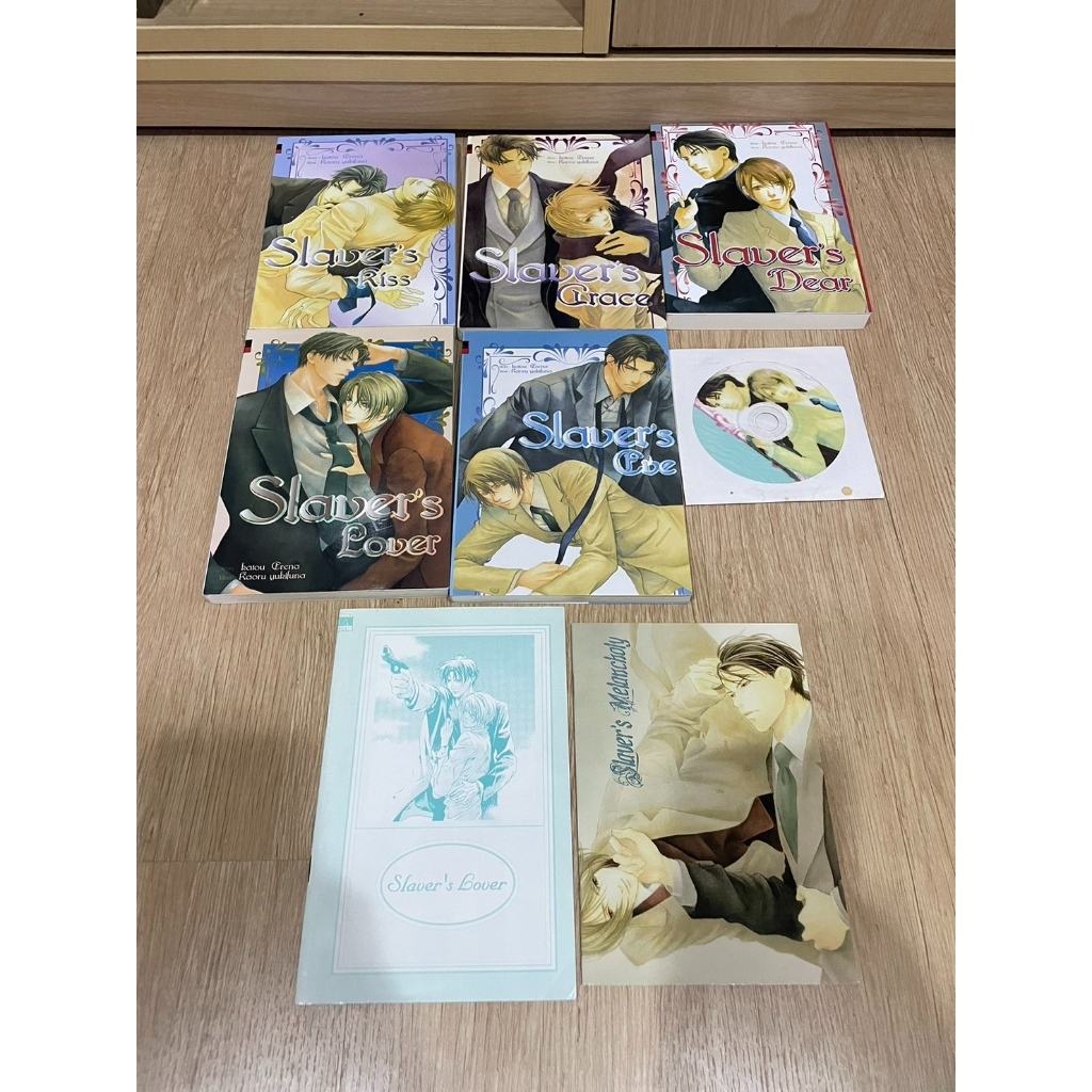 นิยายมือ 2 Set Slaver Lover 5 เล่มจบ+ booklet 1 เล่ม ซีดีสกรีน slaver นิยายวายญี่ปุ่น แปลไทย Slaver‘