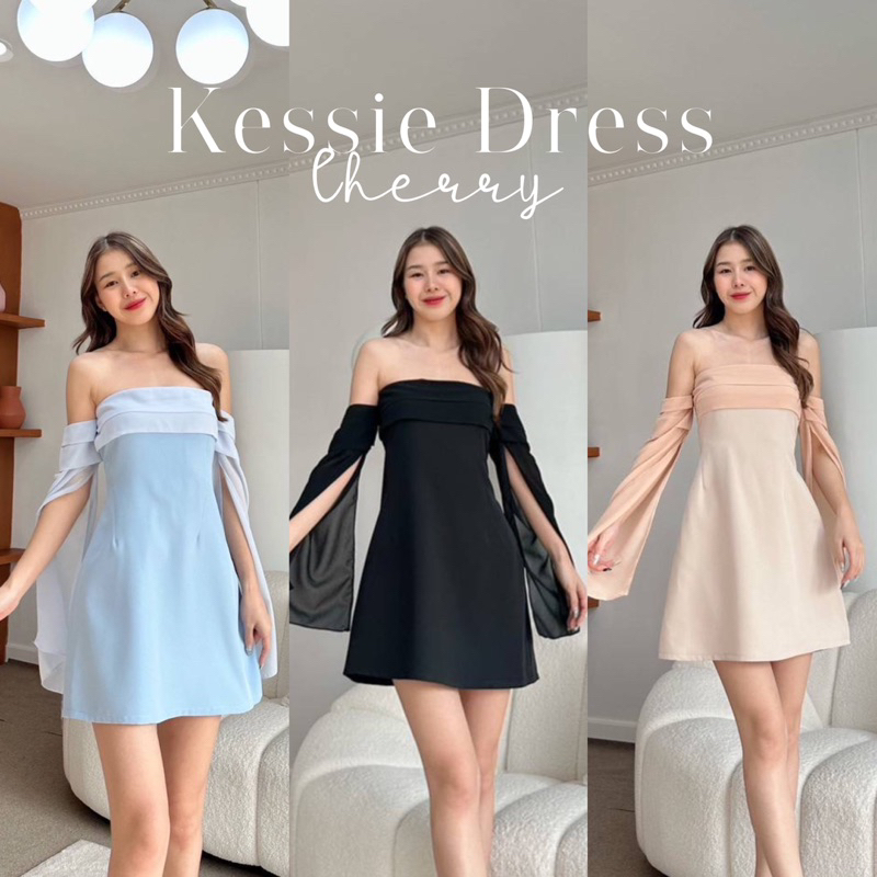 Kessie Dress เดรสสุดมินิมอล แขนชีฟองพริ้วๆ