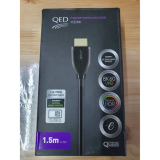 QED first 8K HDMI 2.1 ประสิทธิภาพการทํางานสูงพิเศษ สาย HDMI 8K ยาว 1.5 เมตร