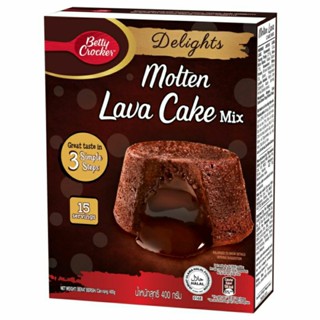 🥳🎂🍫ลาวาเค้กช็อกโกแล็ตฉ่ำๆเยิ้มๆ🍫🍰เบ็ตตี้คร็อกเกอร์ มอลเทน ลาวา เค้กBetty Crocker Molten Lava Cake Mix 400g