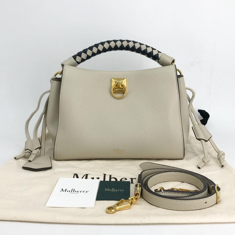 (Very Good!) Mulberry Iris Small Dc20 สีเทาอ่อนๆ