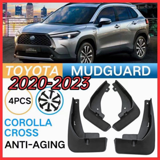 【ส่งจากไทย】Toyota Corolla Cross 2020-2023 บังโคลนกันกระแทก 4 ชิ้นสําหรับ