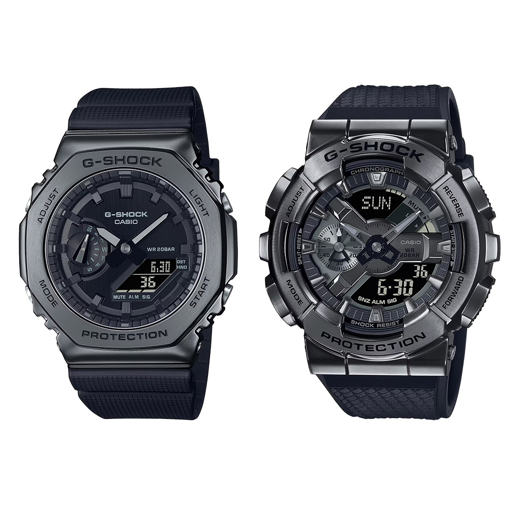 Casio G-Shock นาฬิกาข้อมือผู้ชาย สายเรซิ่น รุ่น  GM-110,GM-110BB,GM-110BB-1A,GM-2100,GM-2100BB,GM-2100BB-1,GM-2100BB-1A