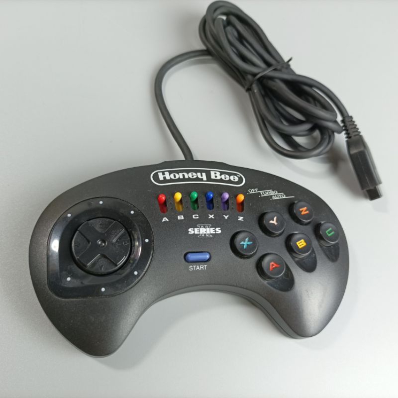 Sega Mega Drive Controller Honey Bee SG-18 Competition Pro Series III | จอยเทอร์โบสำหรับเซก้า เมก้าไ