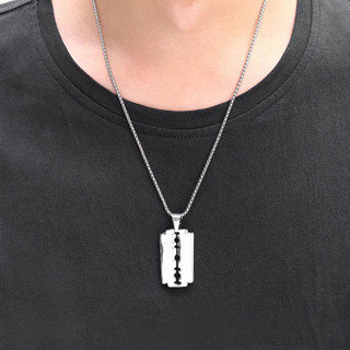 Razor blade Necklace | สร้อยคอใบมีดโกน 🪒