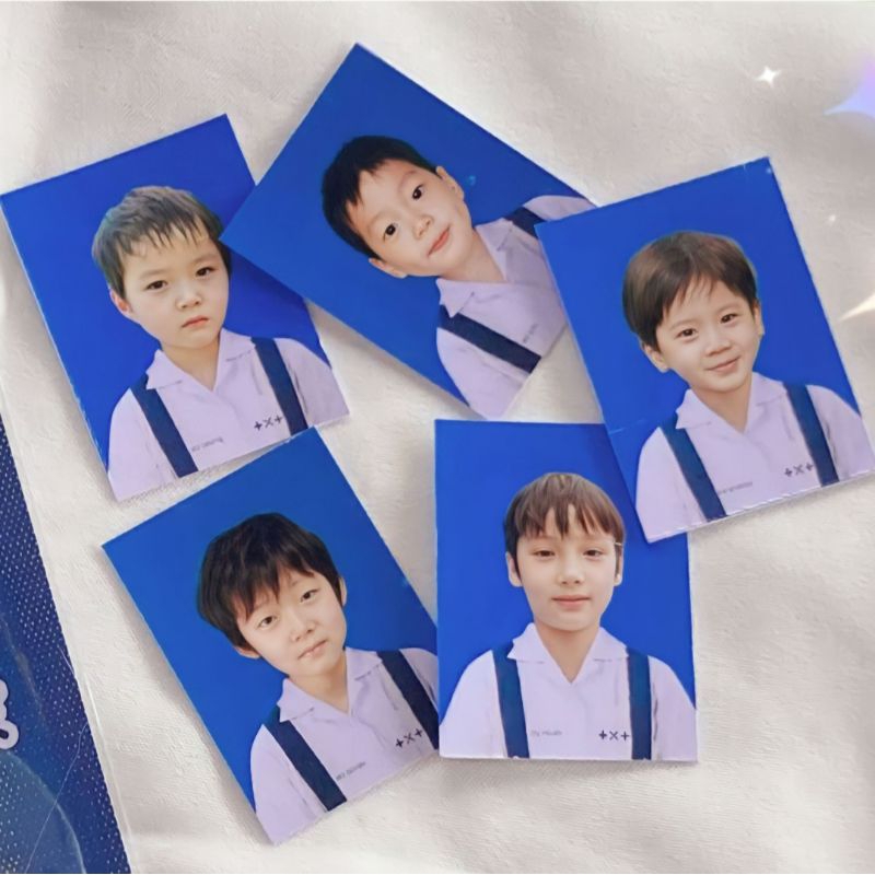 [ พร้อมส่ง ] ID PHOTO SET รูปติดบัตรนักเรียนเด็กอนุบาลหมีน้อย ทีบายที ทีเร้ก TXT