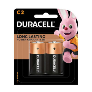 ถ่าน C Alkaline Battery Duracell กล่อง(มี12ก้อน)ละ