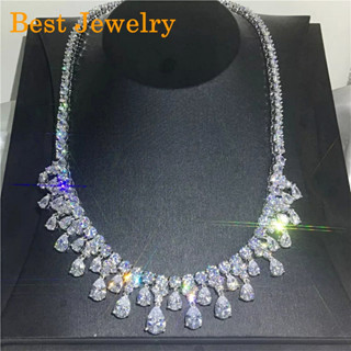 Best Jewelry ต่างหูเพชรเกรดพรีเมี่ยม ประกายไฟเทียเท่าเพชรแท้ เครื่องประดับออกงาน เกรดสวย สร้อยเพชร รับ dropship