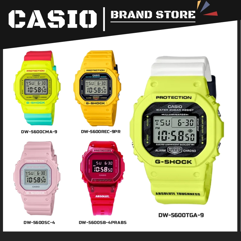 (ส่งฟรี) CASIO G-SHOCK WATCH รุ่น DW-5600 คาสิโอ ดู นาฬิกาข้อมือผู้หญิง นาฬิกาข้อมือผู้ชาย DW-5600TG