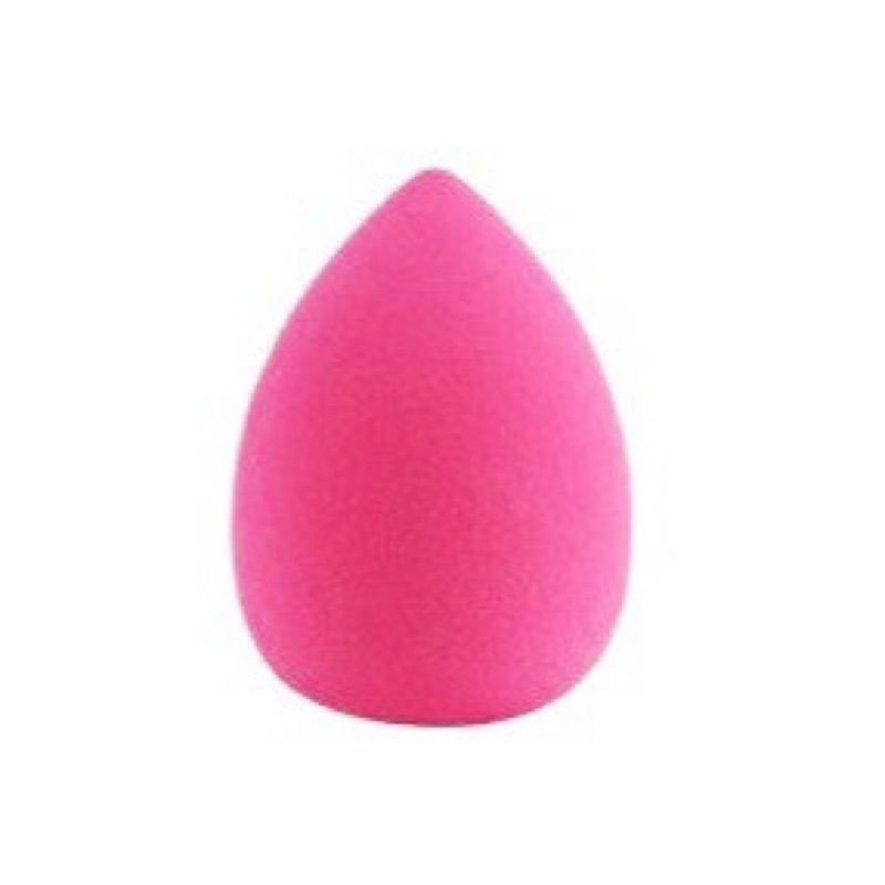 ฟองน้ำแต่งหน้ารูปไข่ สีชมพู เกลี่ยรองพื้น