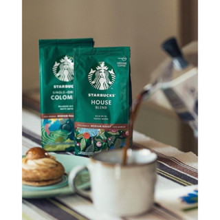 พร้อมส่ง!! STARBUCKS House blend 200g. เมล็ดกาแฟสำเร็จ บดแล้ว