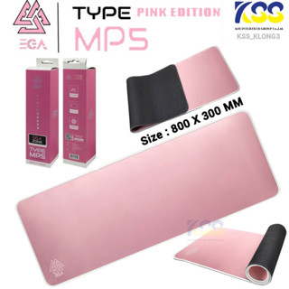 EGA MOUSE PAD  TYPE MP5 แผ่นรองเมาส์สีชมพู SPEED