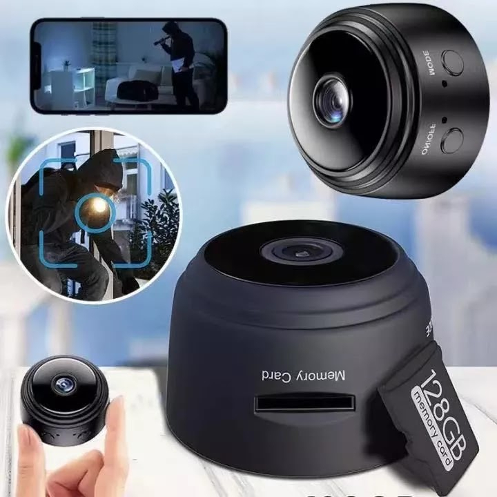 กล้องวงจรปิดไร้สาย round camera WiFi กล้อง HD 1080P สองล้านพิก IP Insertable memory card APP