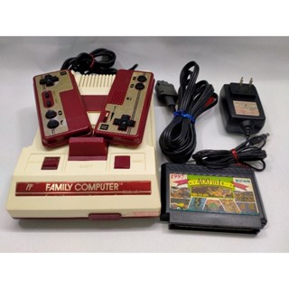 Famicom แท้ Japan สล๊อตฟ้า ปุ่มกลม ไฟไทยพร้อมเล่น ไมค์ดังจอยกดตอบสนองมือ ระบบ AV Super SFC