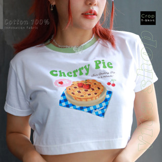 VITASHOP เสื้อผ้าแฟชั่น mini crob Cherry Pie  ผ้าคอตตอนเนื้อนุ่ม ใส่สบาย พร้อมส่ง