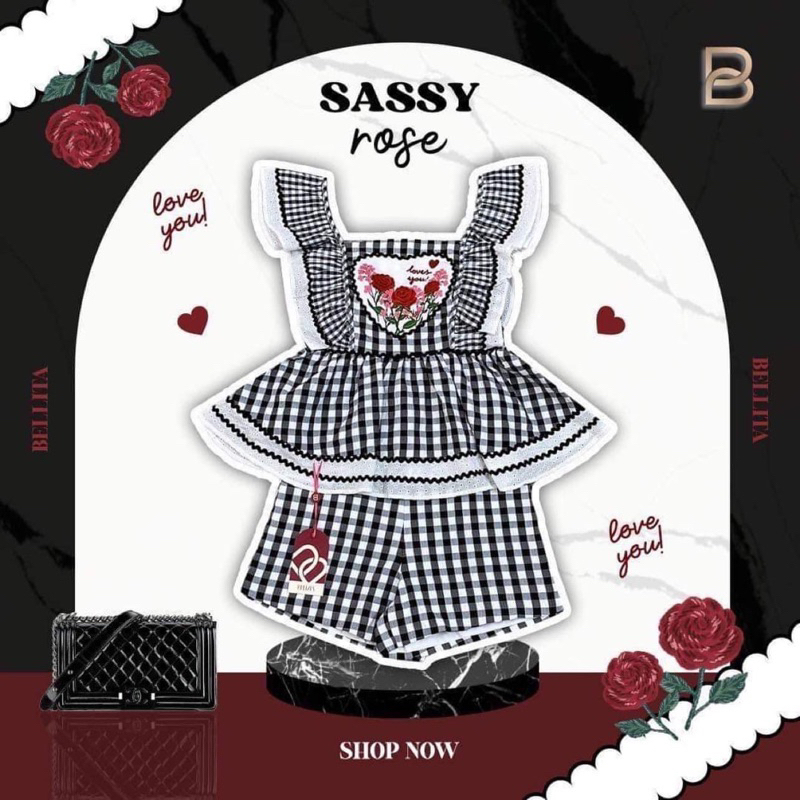 💗พร้อมส่ง💗 Bellita Sassy Rose set size L • BLT BRAND