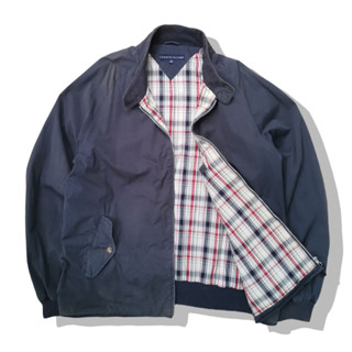 TOMMY HILFIGER Navy Blue Harrington Jacket รอบอก 50”