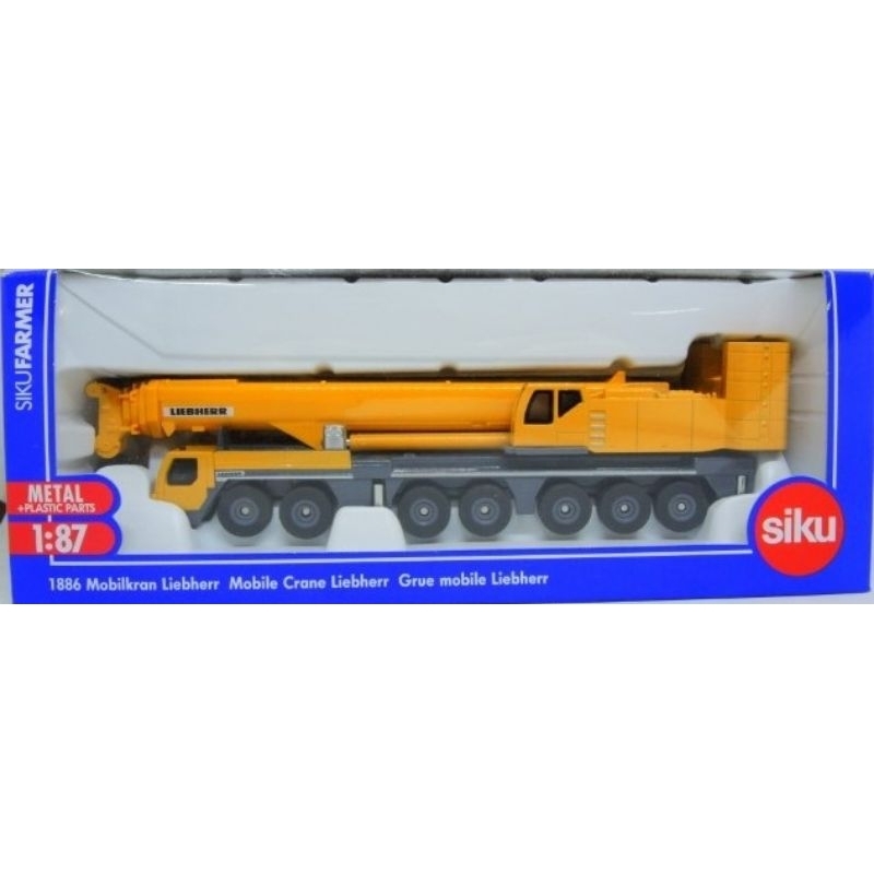 รถเหล็ก SIKU 1886 - รถเครน Mobile crane 1:87