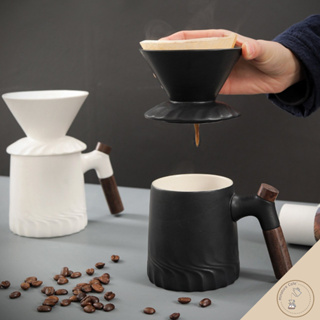 ชุดดริปกาแฟ เซรามิค ชุดแก้วกาแฟพร้อมดริปเปอร์ V60 ขนาด01 (1-2 แก้ว) v60 dripper coffee dripper ceramic
