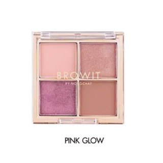 Browit Pink Glow Eyeshadow Palette พาเลทอายแชโดว์ที่ 03 4g.