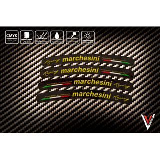 ติ๊กเกอร์ Sticker ขอบล้อ Marchesini 229