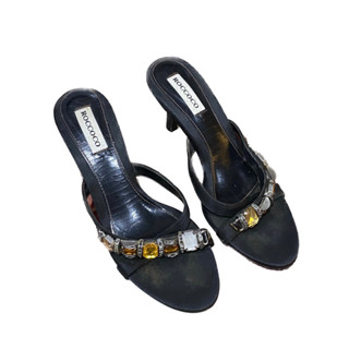 รองเท้า Roccoco Mid-Low Heels in Black ไซส์ 37